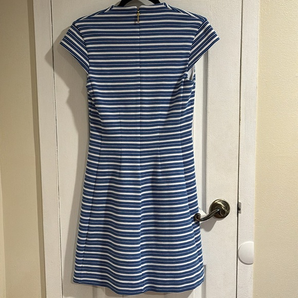Blue & White Strip Lilly Pulitzer Dress - Picture 6 of 7